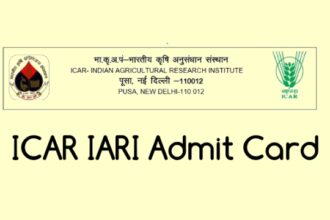 ICAR IARI Admit Card 2023, Download Hall Ticket, Direct Link