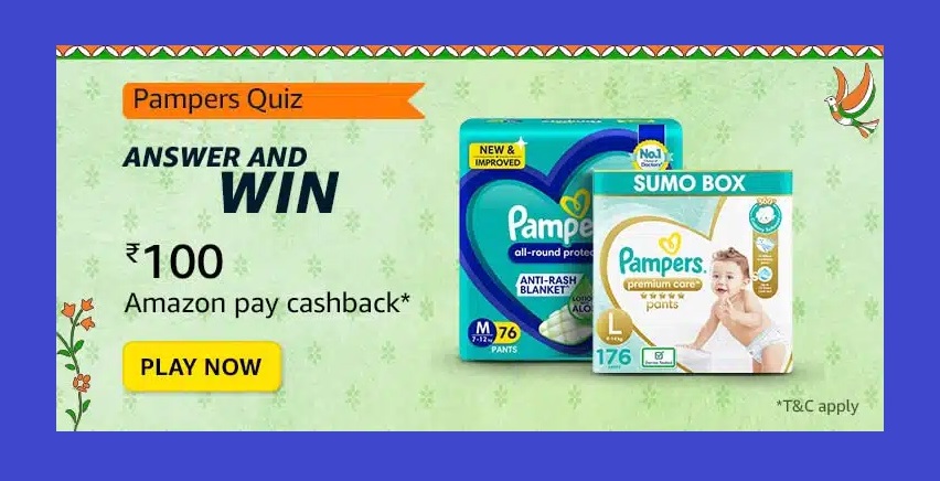Amazon Pampers Quiz Answers: Which Of The Below Diapers Have Been Voted #1 Softest By Moms?